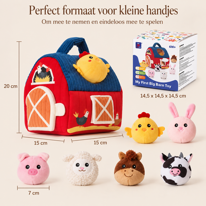 FarmTale | Zachte boerderij speelset met 6 knuffeldieren
