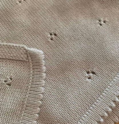 MoonKnit | Premium gebreide babydeken voor elk seizoen
