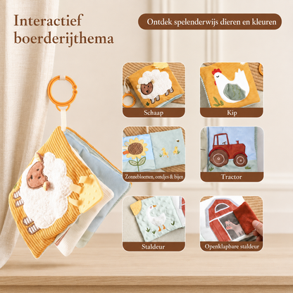 SoftStory | Sensorisch stoffen babyboekje