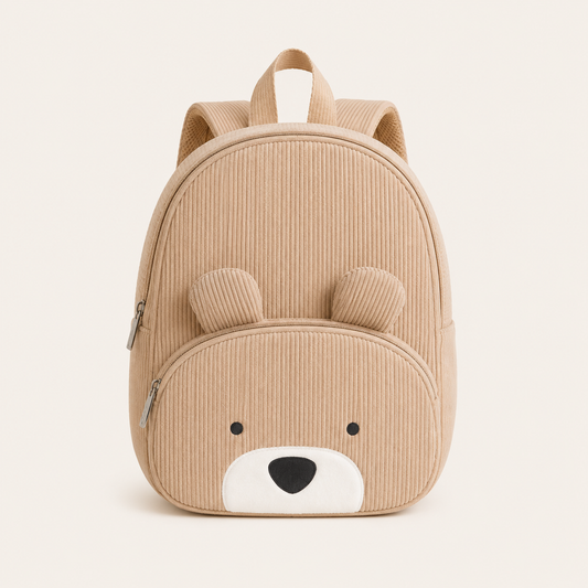 BearyBuddy | Premium Corduroy Kinderrugzak