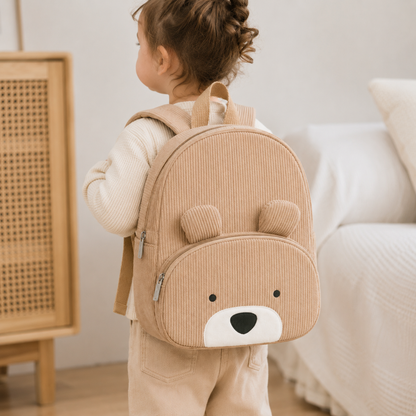 BearyBuddy | Premium Corduroy Kinderrugzak