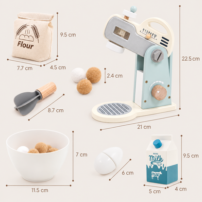 MixieDream | houten keukenmixer speelset voor kinderen