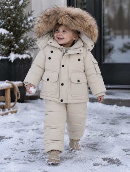 SnowCuddle | Warme winterset met jas & tuinbroek