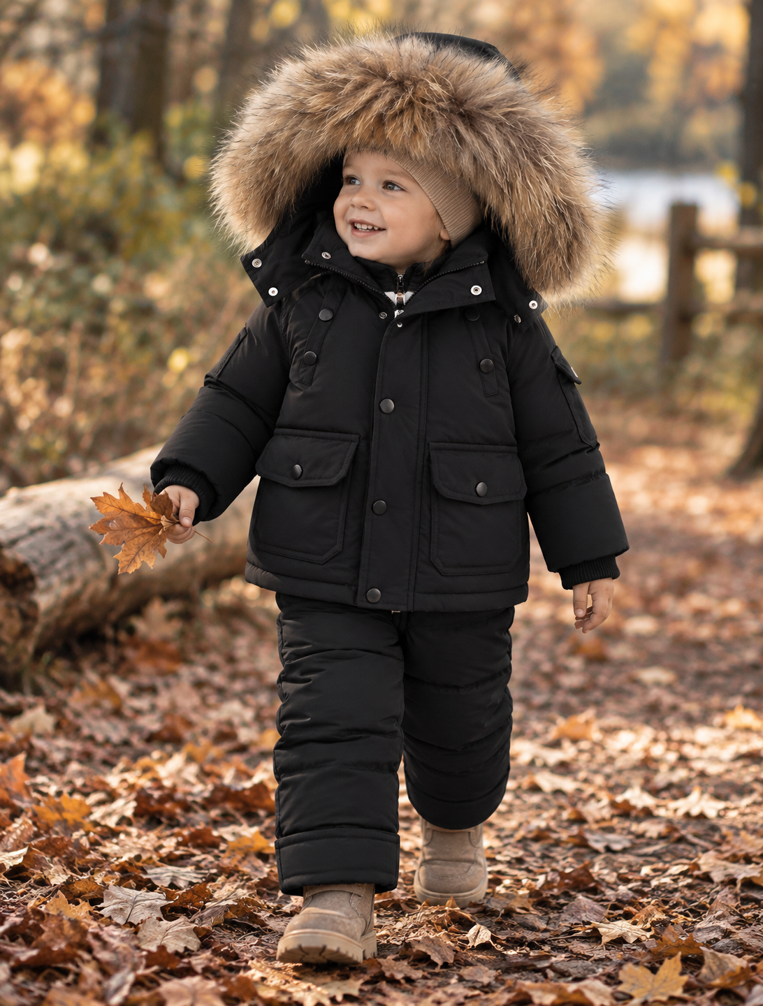 SnowCuddle | Warme winterset met jas & tuinbroek