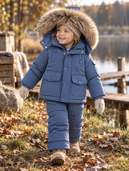 SnowCuddle | Warme winterset met jas & tuinbroek