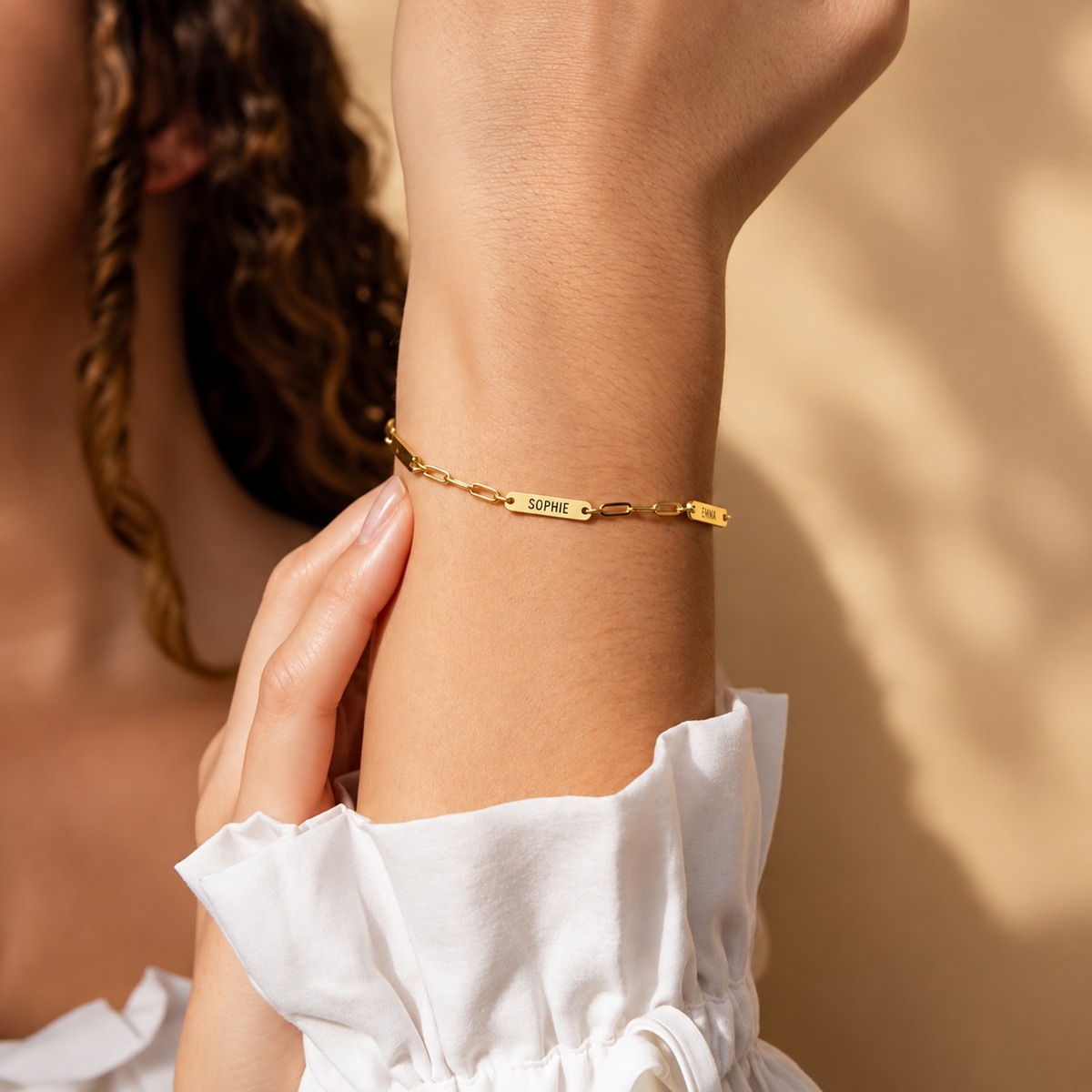Amori | Gepersonaliseerde armband met gegraveerde namen