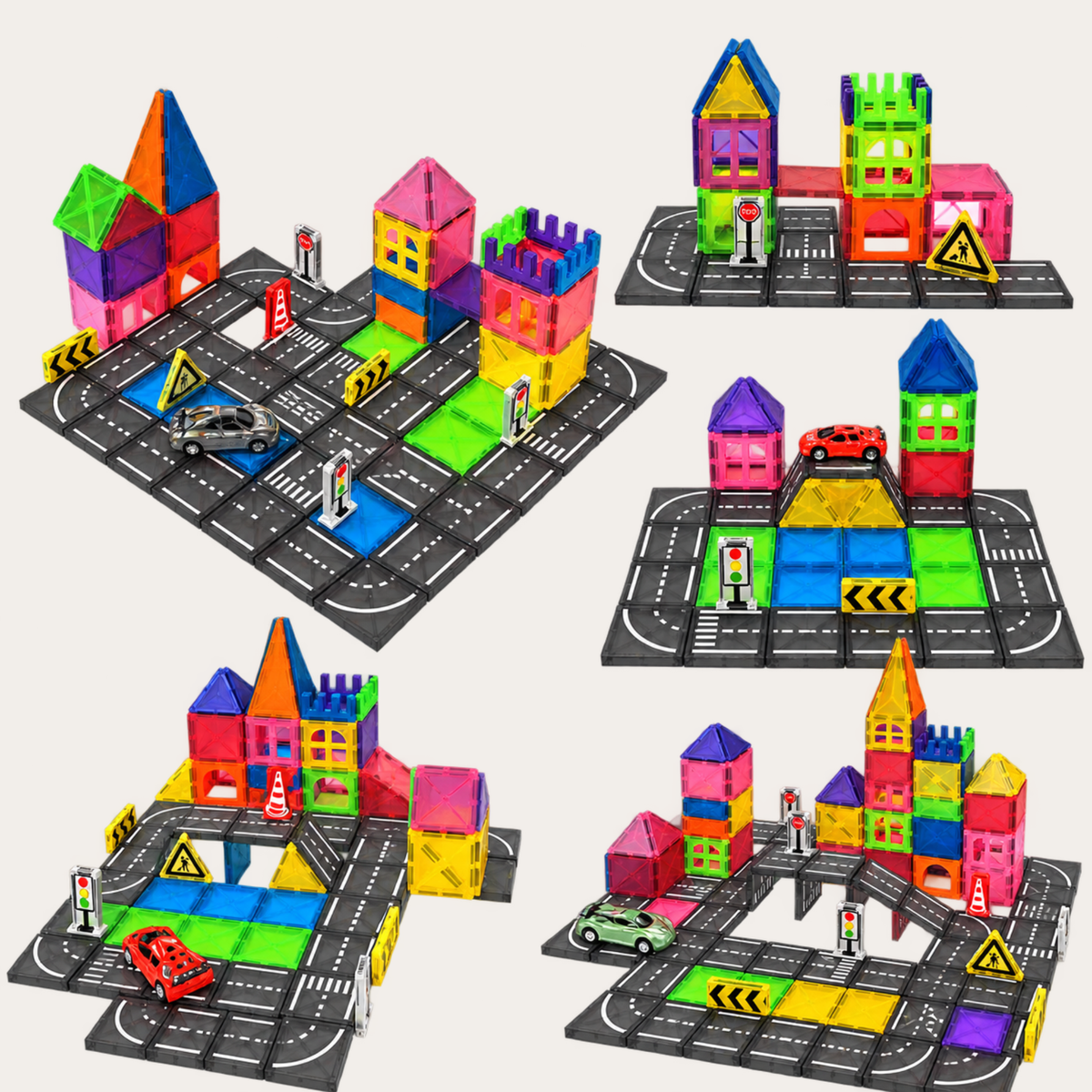 MagnaCity | Magnetische bouwset (90 stuks)