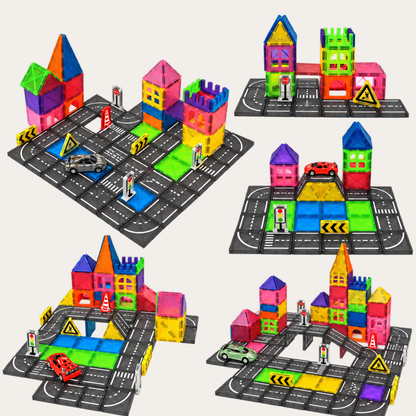 MagnaCity | Magnetische bouwset (90 stuks)