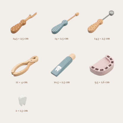 ToothTale | Houten Tandarts Speelset voor Kinderen