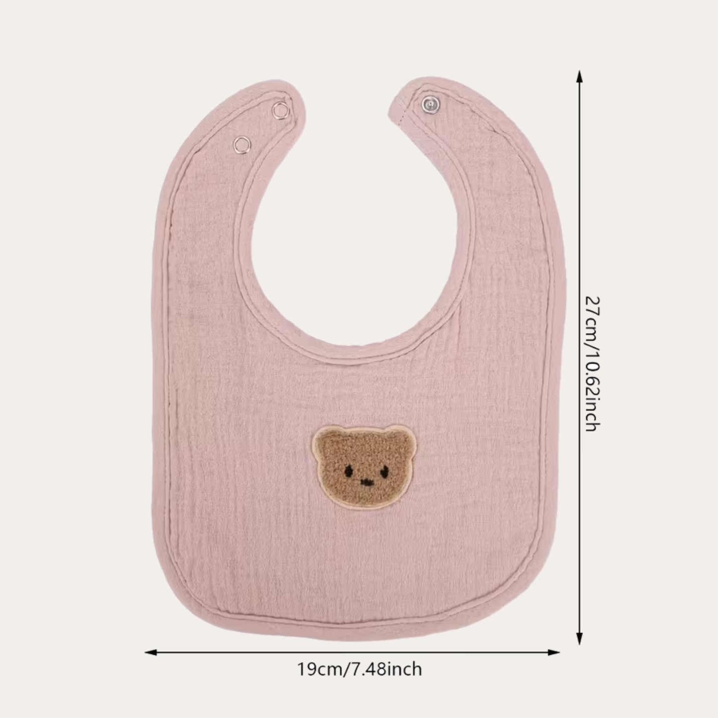 BearBloom | Premium Hydrofiele Slabbertjes (3-delige Set)