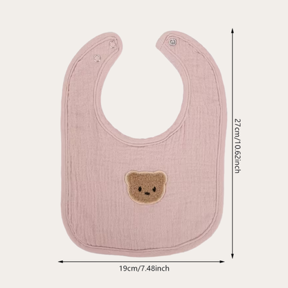 BearBloom | Premium Hydrofiele Slabbertjes (3-delige Set)