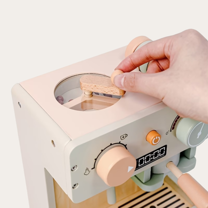 LatteDream | houten koffiezetapparaat speelset voor kinderen