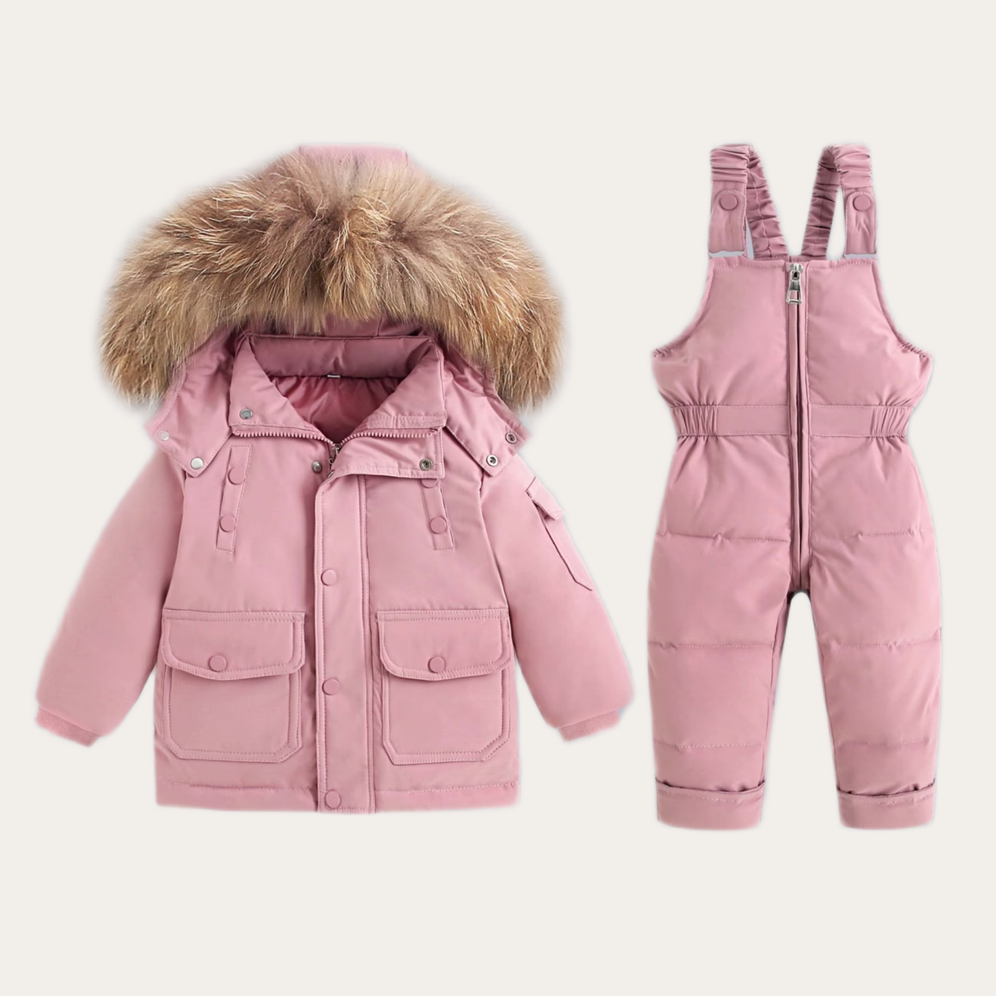 SnowCuddle | Warme winterset met jas & tuinbroek