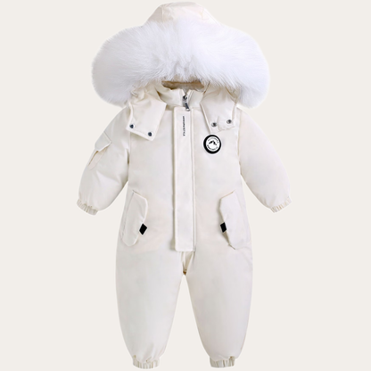 SnowHaven | Warme gevoerde winteroverall met capuchon