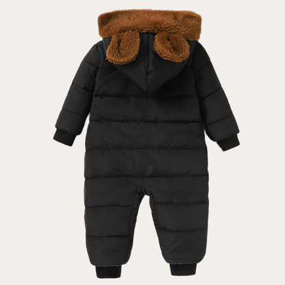 SnowNest | Warme teddygevoerde winteroverall met capuchon