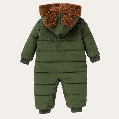 SnowNest | Warme teddygevoerde winteroverall met capuchon