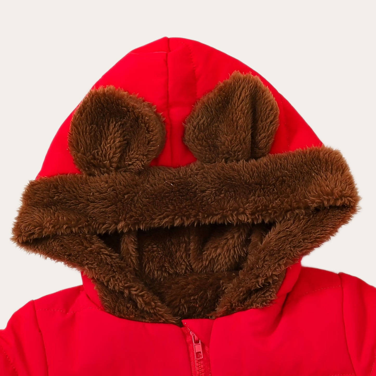 SnowNest | Warme teddygevoerde winteroverall met capuchon