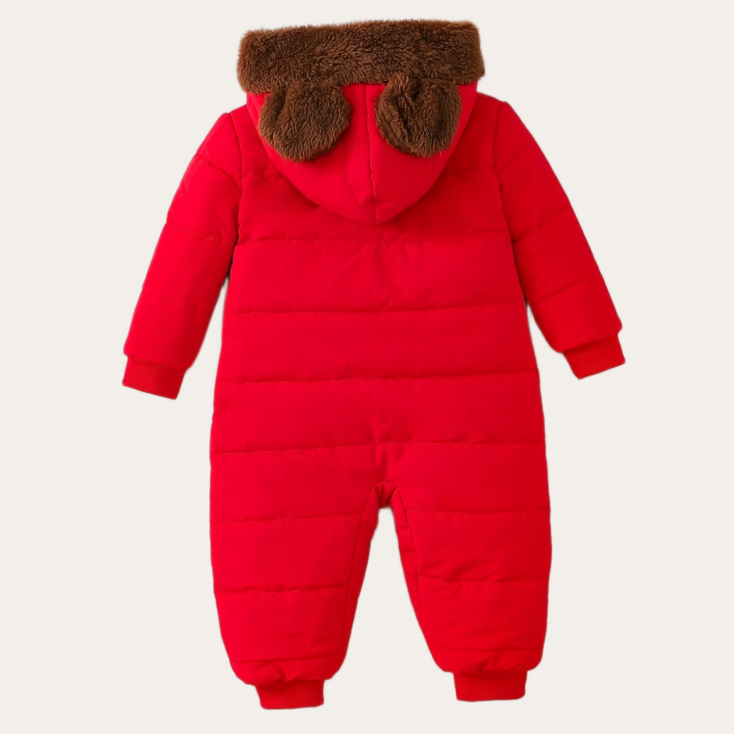 SnowNest | Warme teddygevoerde winteroverall met capuchon
