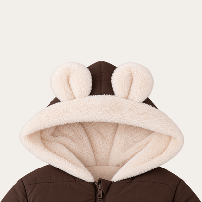 SnowNest | Warme teddygevoerde winteroverall met capuchon