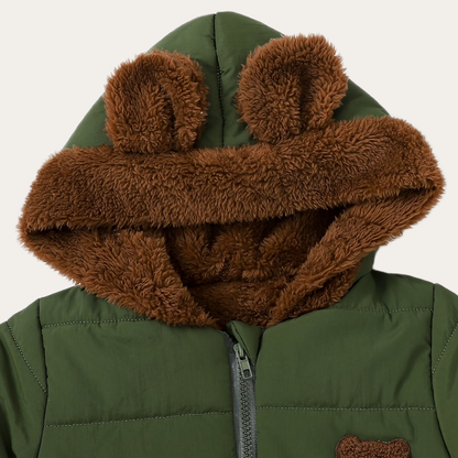SnowNest | Warme teddygevoerde winteroverall met capuchon