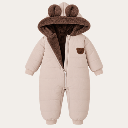 SnowNest | Warme teddygevoerde winteroverall met capuchon