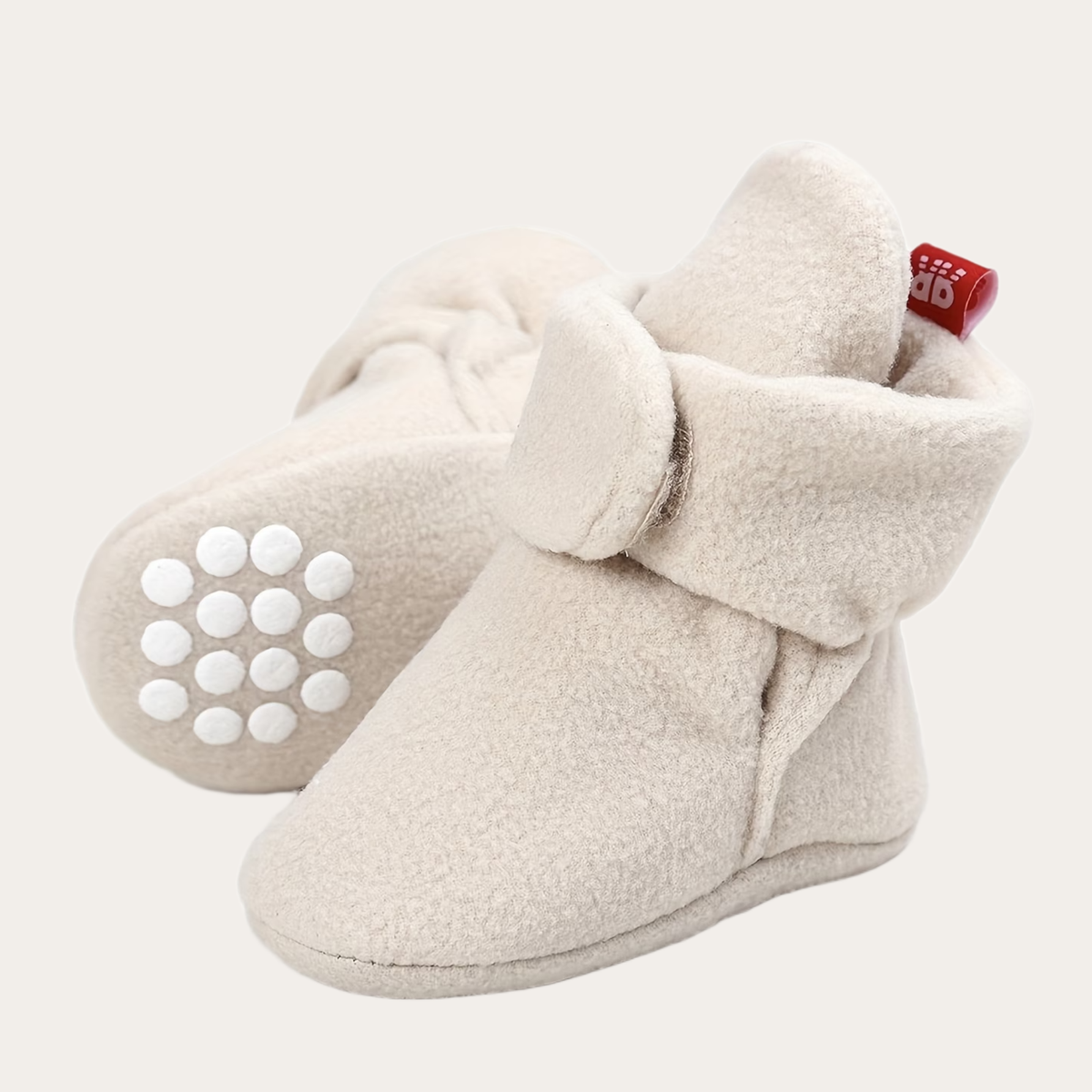 CozySteps | Zachte gevoerde babylaarsjes met klittenbandsluiting