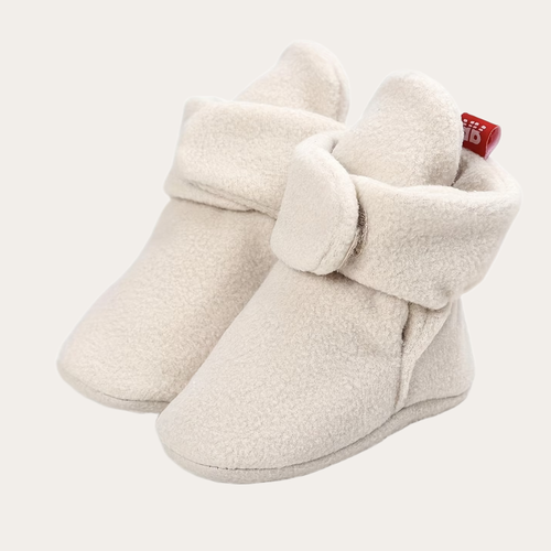 CozySteps | Zachte gevoerde babylaarsjes met klittenbandsluiting