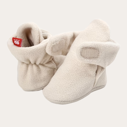 CozySteps | Zachte gevoerde babylaarsjes met klittenbandsluiting