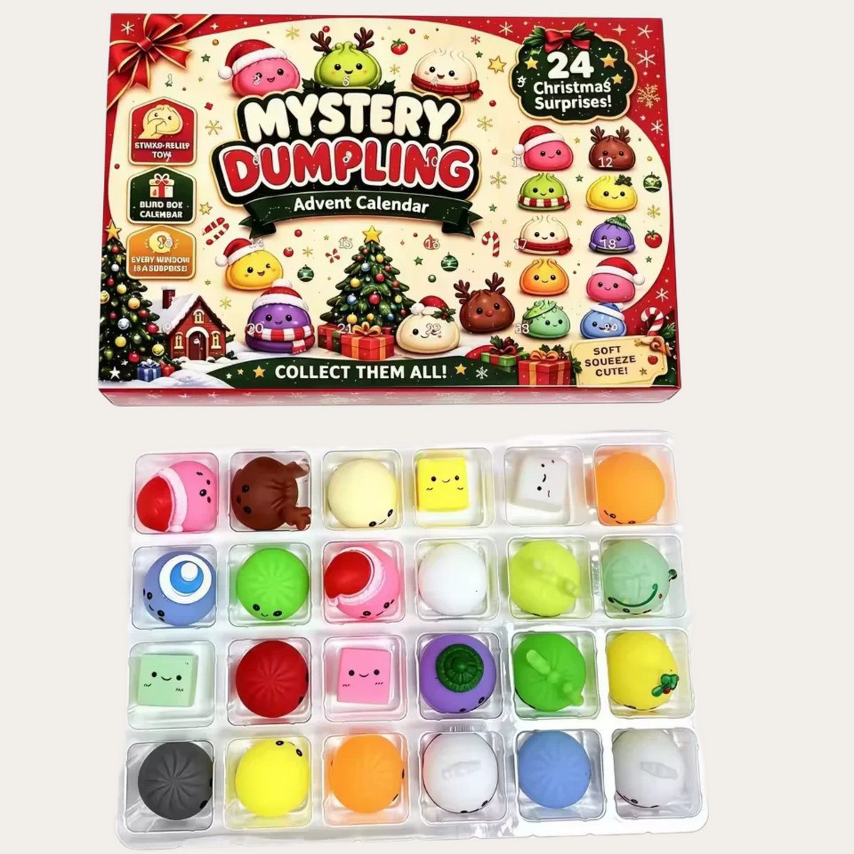 Squishmas | Adventskalender met 24 Squishy verrassingen