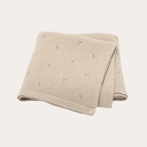 MoonKnit | Premium gebreide babydeken voor elk seizoen