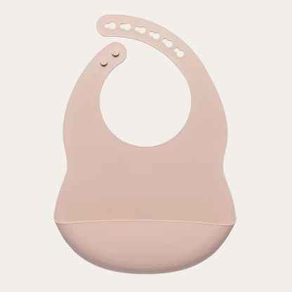 NibbleNest | Verstelbaar Siliconen Slabbetje met Opvangbakje