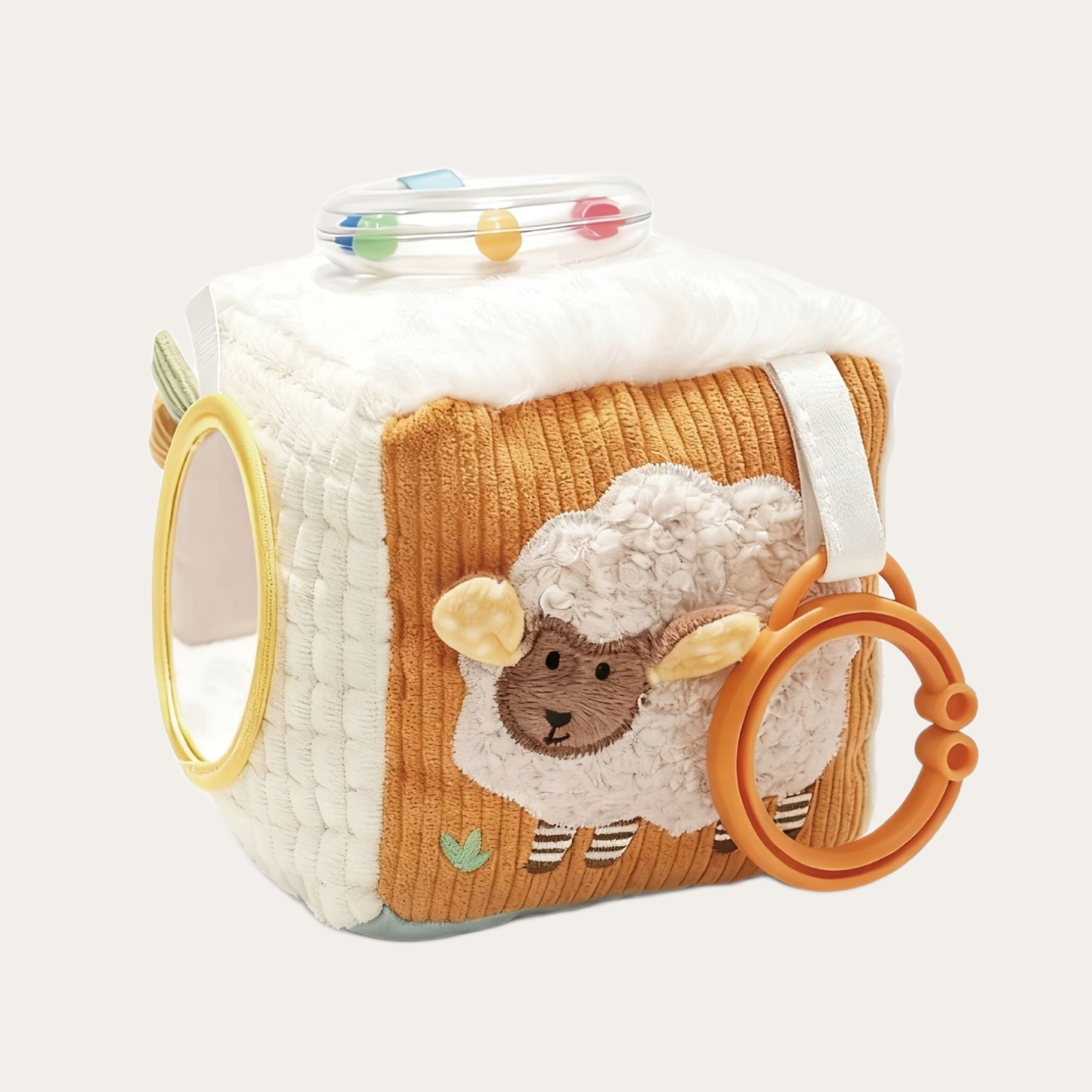 SoftCube | Zacht sensorisch activiteitenkubus voor baby’s