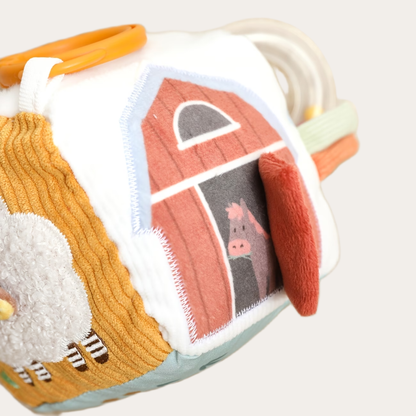 SoftCube | Zacht sensorisch activiteitenkubus voor baby’s