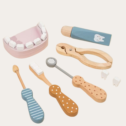 ToothTale | Houten Tandarts Speelset voor Kinderen