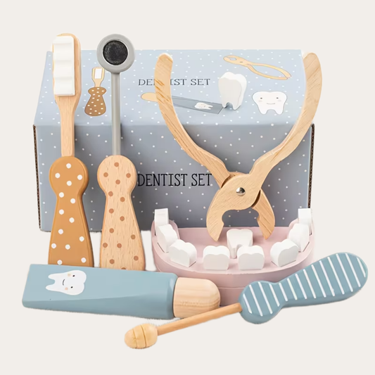ToothTale | Houten Tandarts Speelset voor Kinderen