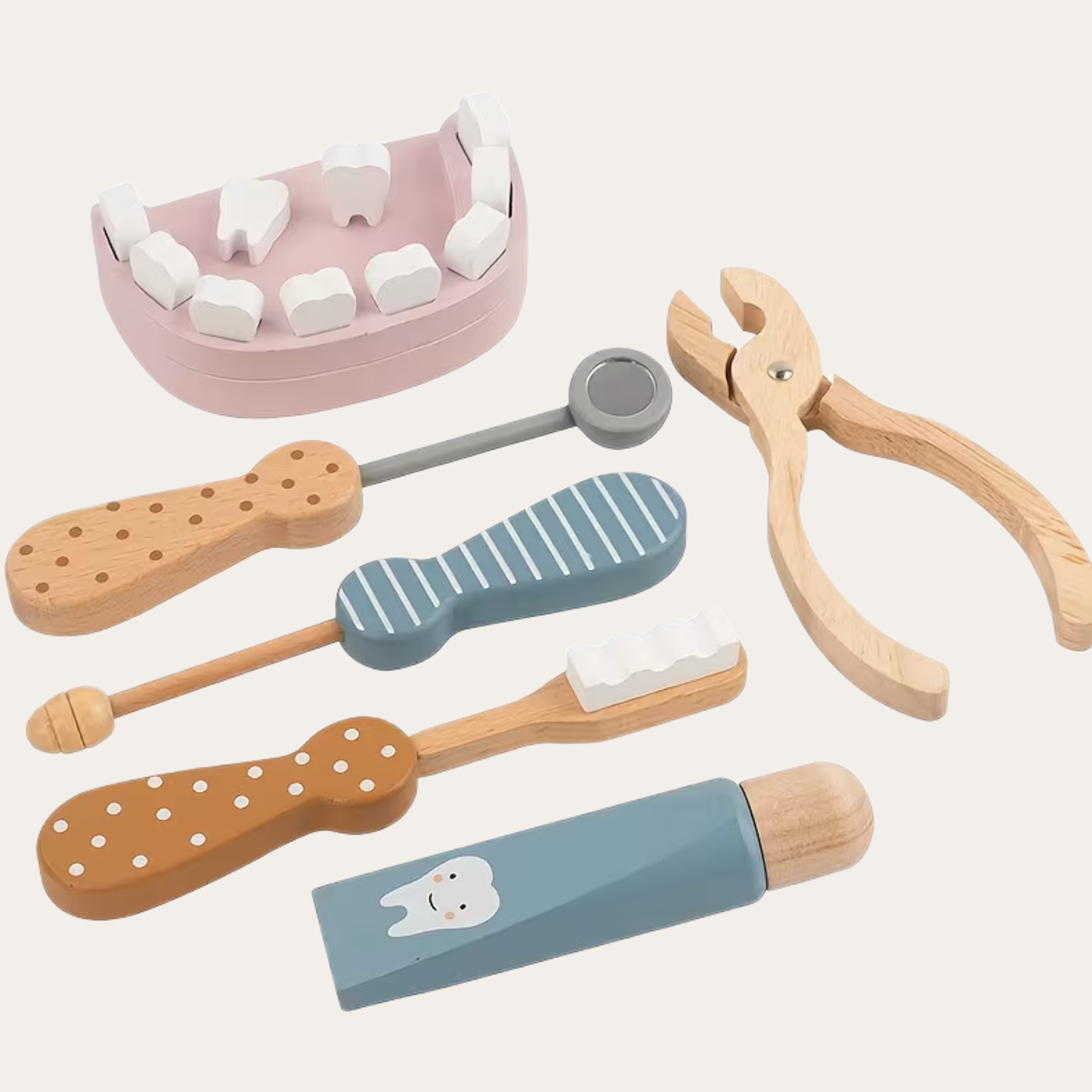ToothTale | Houten Tandarts Speelset voor Kinderen