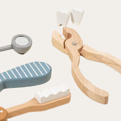 ToothTale | Houten Tandarts Speelset voor Kinderen